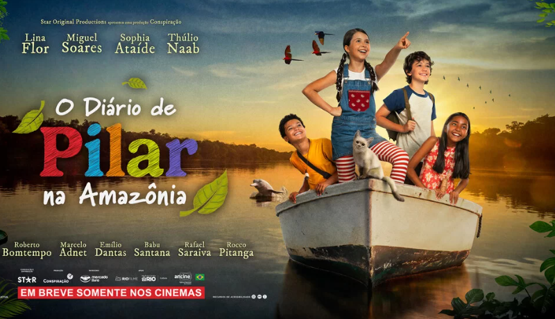 Diário de Pilar na Amazônia ganha adaptação para os cinemas, misturando cultura, humor e aprendizado